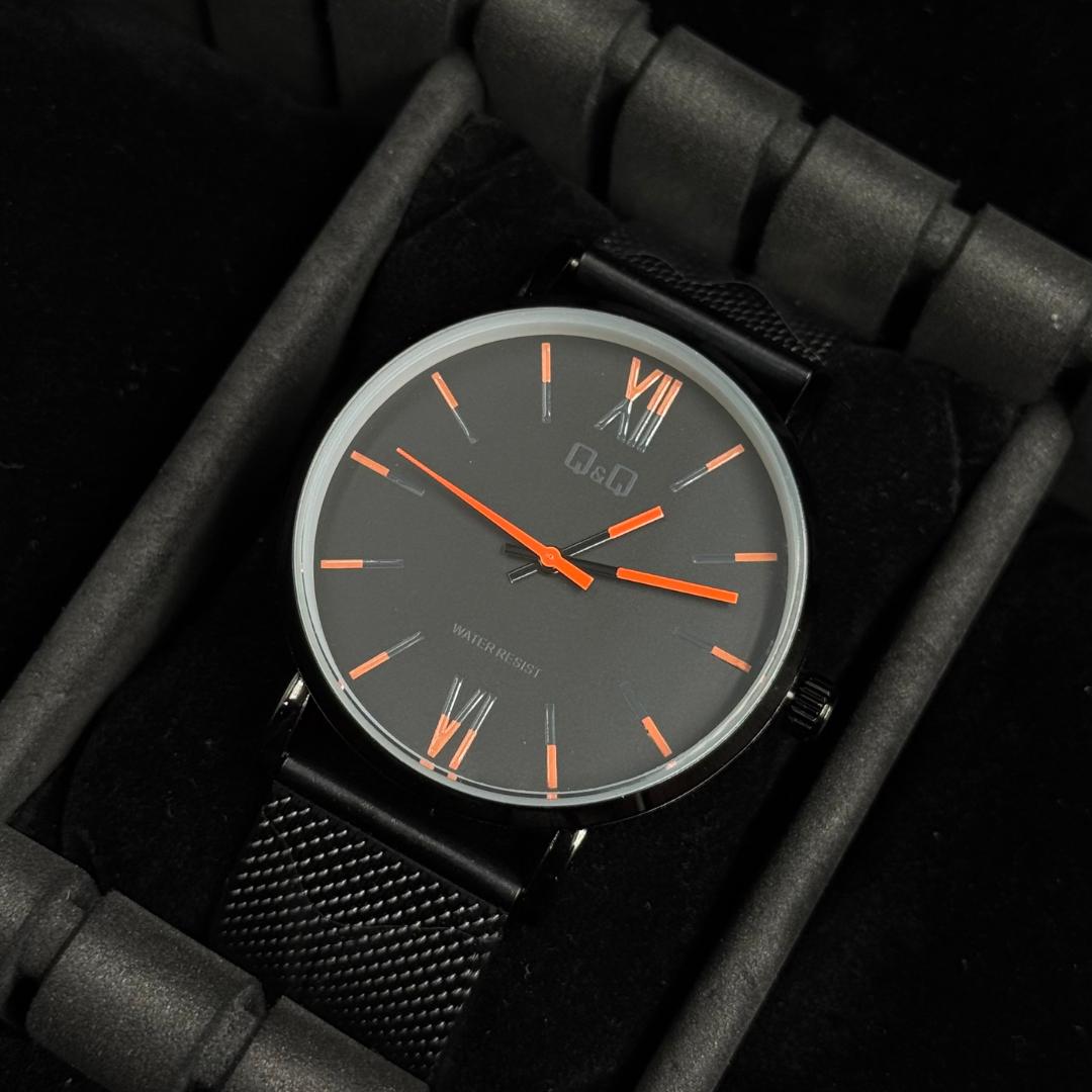 QYQ NEGRO TABLERO NEGRO-NARANJA