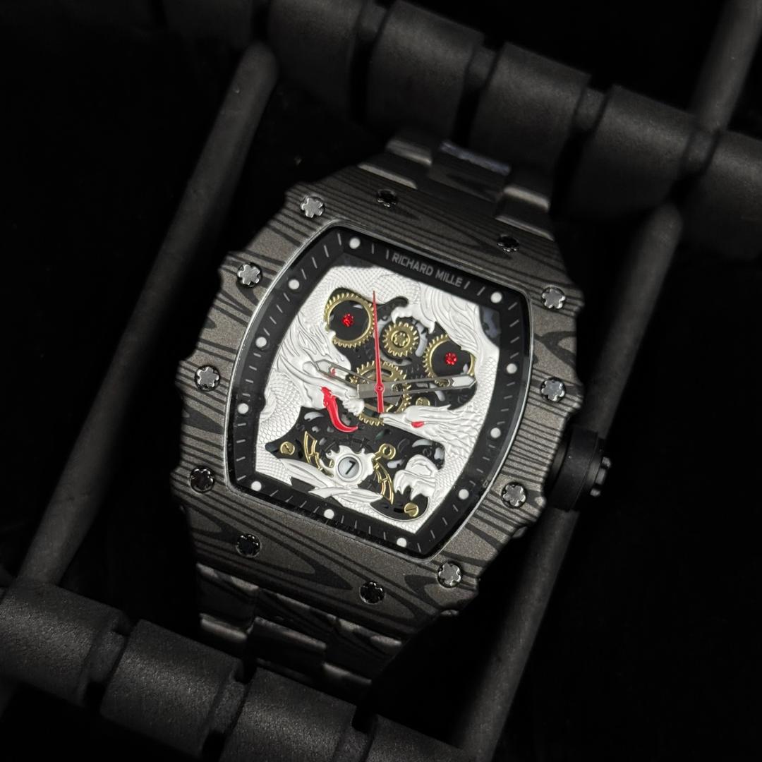 Rchrd Mll Metal Dragon Negro - Plateado