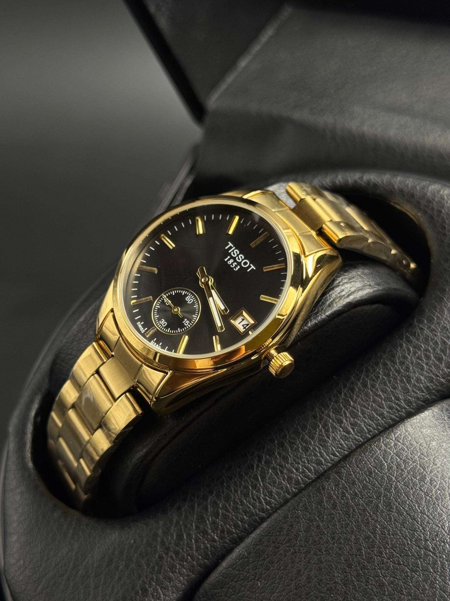 Tsst Mujer Metal Dorado Tablero Negro