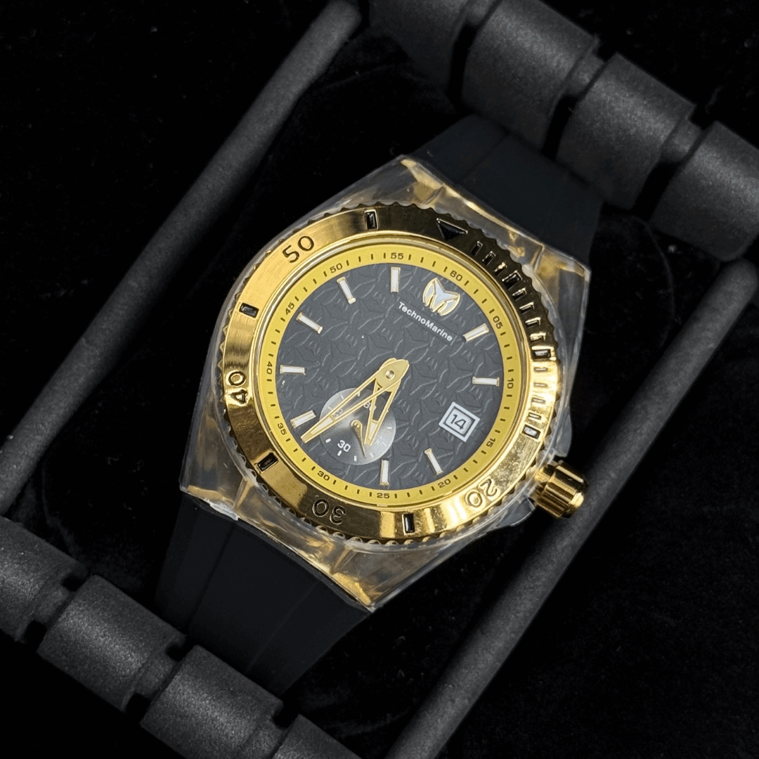 Tchmrn Monogram Mujer Negro Tablero Negro-Dorado