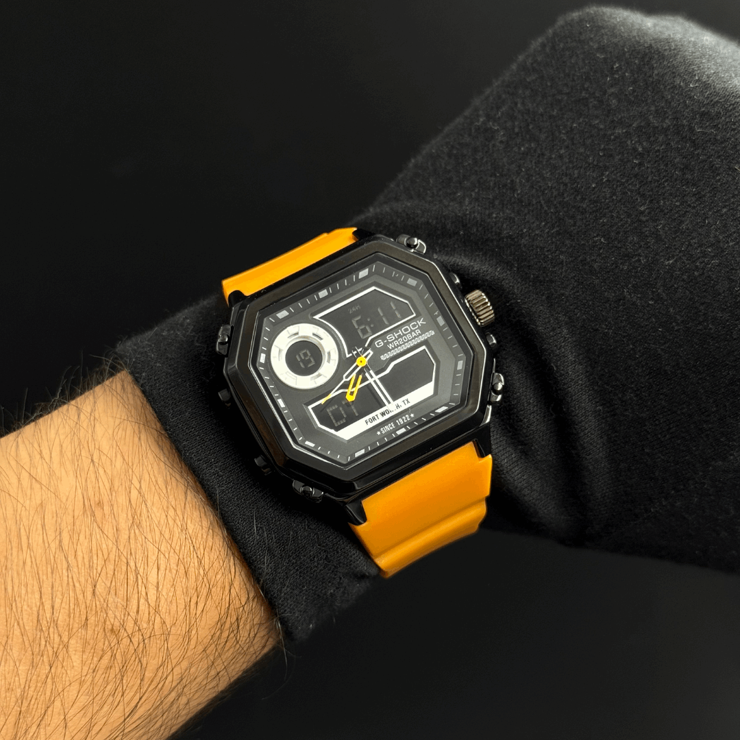 G-Shck Royale Amarillo Tablero Negro