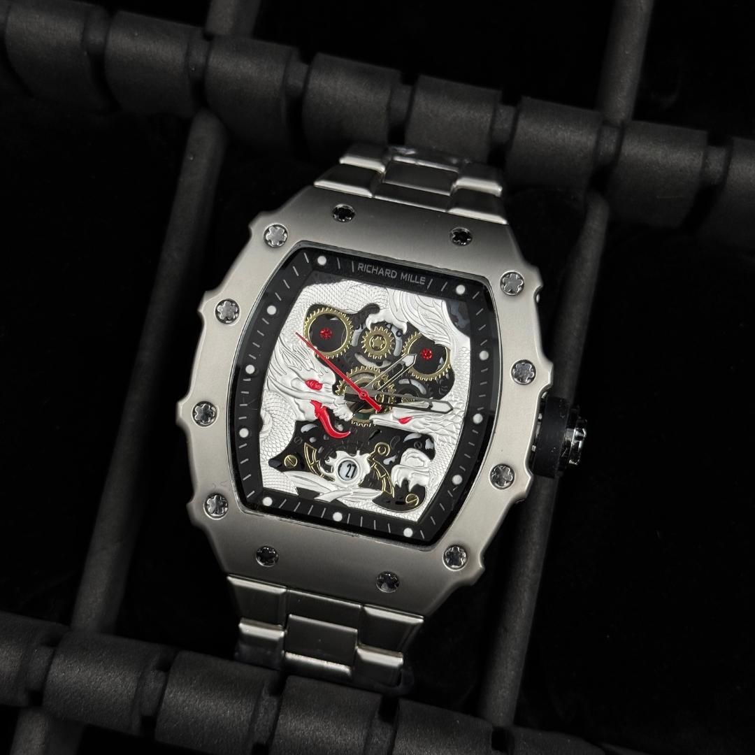 Rchrd Mll Metal Dragon Plateado - Blanco