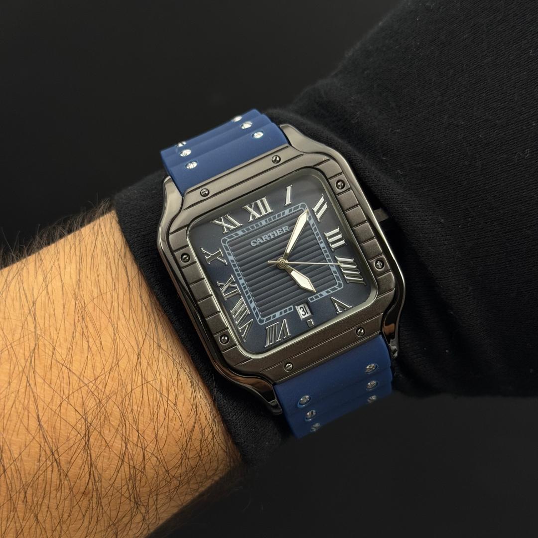 Crtr Santos Goma Azul Negro Tablero Azul