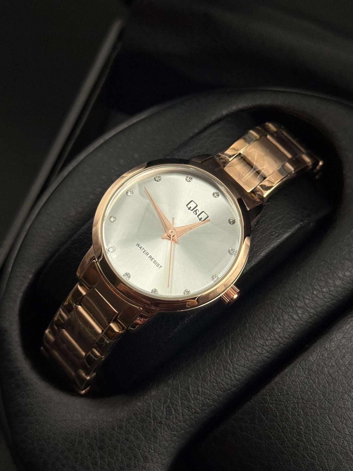 QYQ Mujer New Diamond Oro  Rosa Tablero Plateado