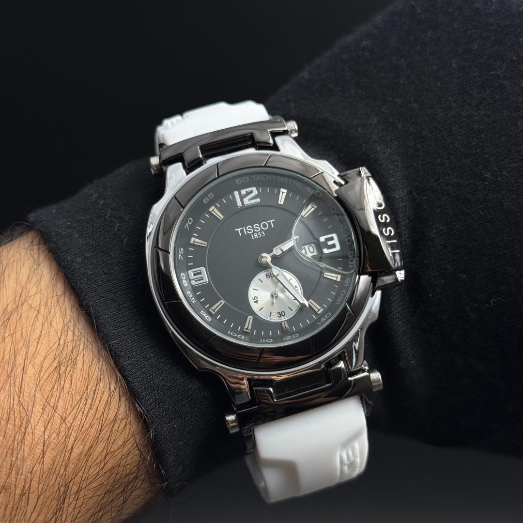 Tsst T-Rce Goma Blanca Tablero Negro Plateado Negro