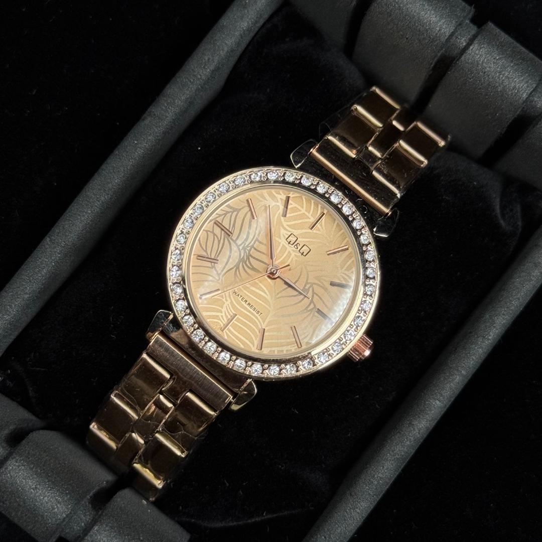 QYQ Mujer Circones Oro Rosa Tablero Oro Rosa