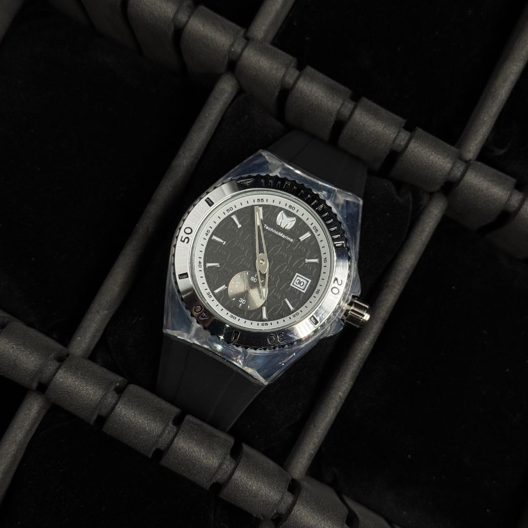 Tchmrn Monogram Mujer NegroTablero Negro-Plateado