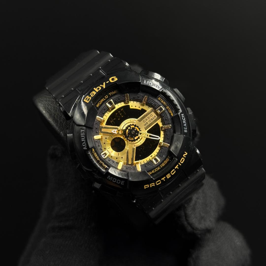 Bby-g BG110 Negro Tablero Dorado