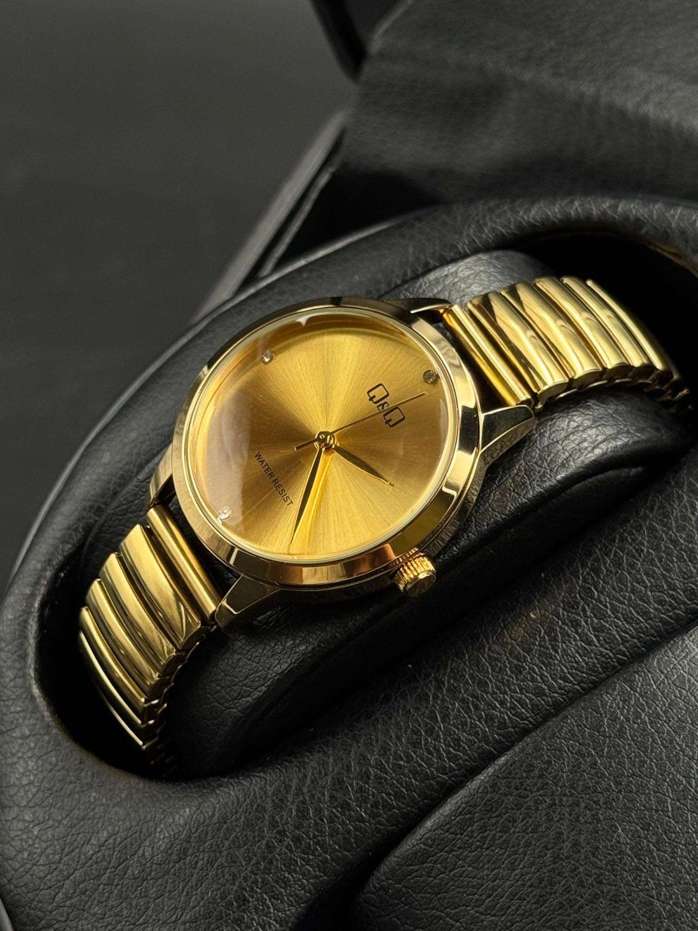 QYQ Mujer Elastic Dorado Tablero Dorado