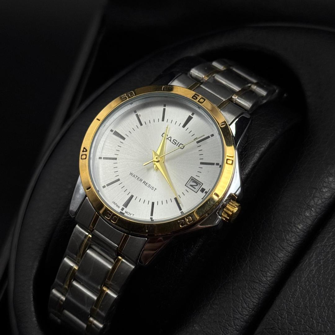 Cso Clasico New Bicolor Tablero Blanco Dorado