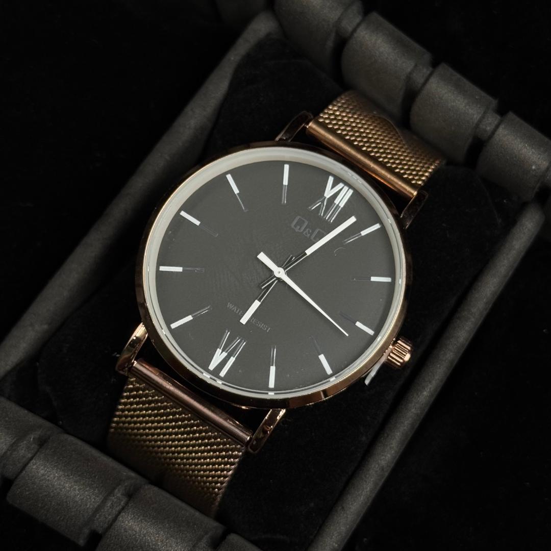 QYQ ORO ROSA TABLERO NEGRO