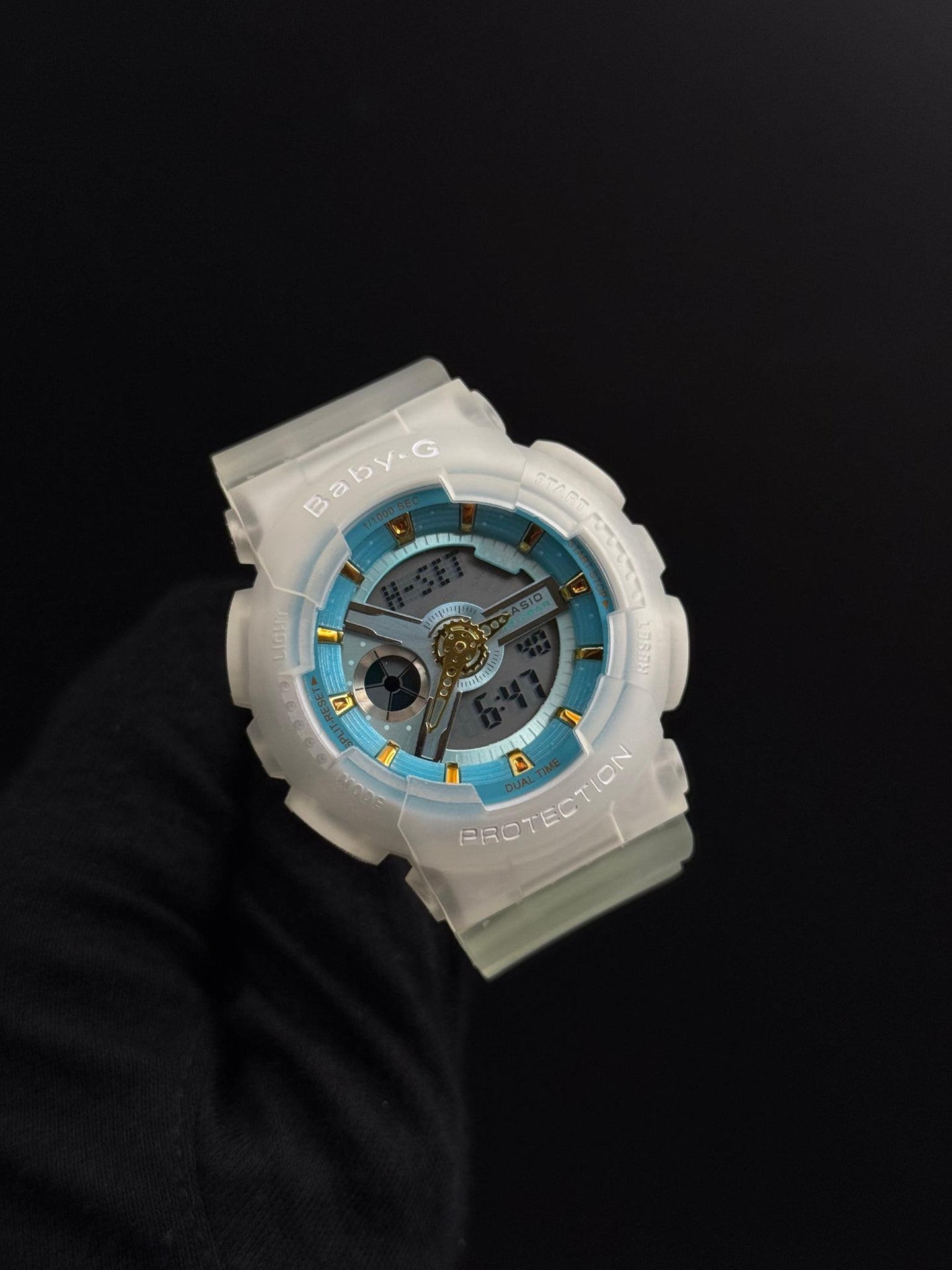 Bby-g BG110 Transparente Tablero Azul/dorado