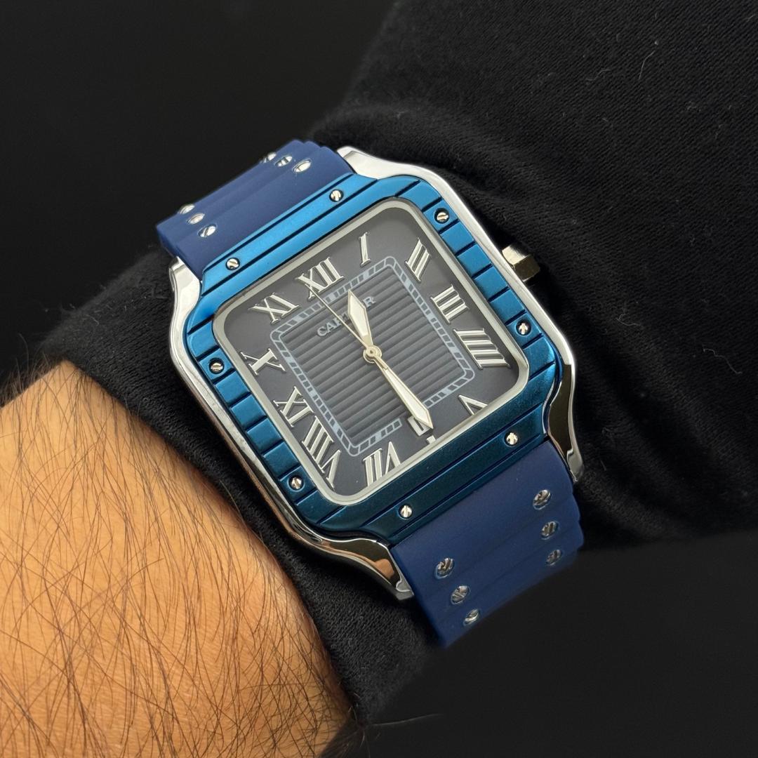 Crtr Santos Goma Azul Plateado Tablero Azul