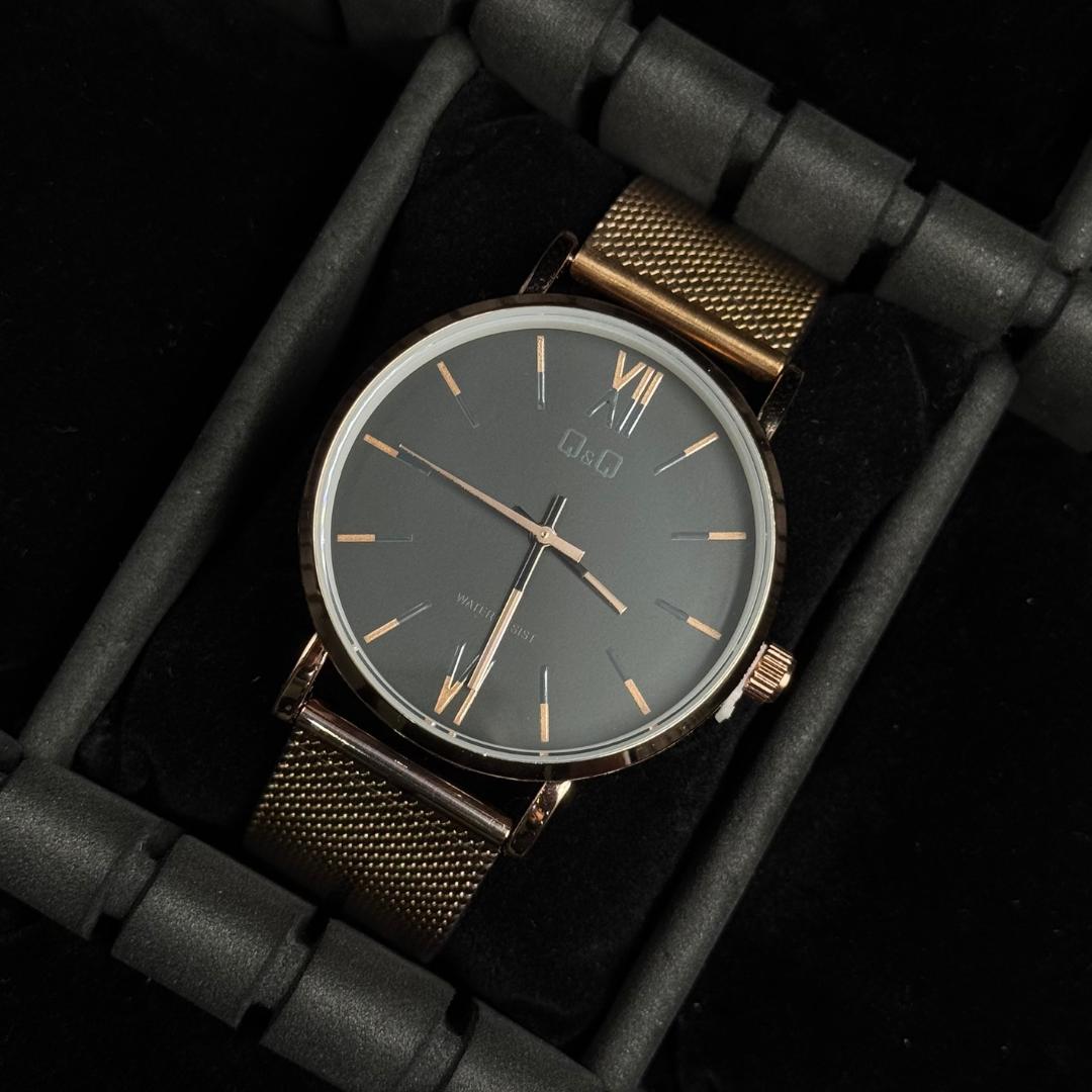 QYQ ORO ROSA TABLERO NEGRO-ORO ROSA