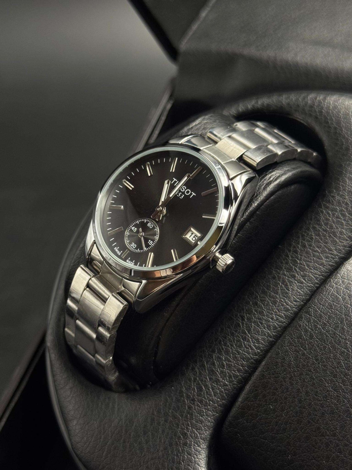 Tsst Mujer Metal Plateado Tablero Negro