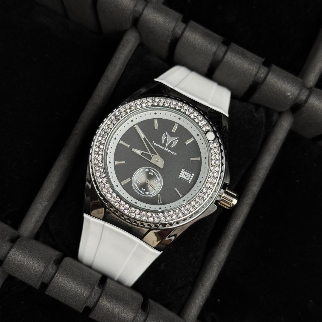 Tchmrn Monogram Mujer Blanco Circones Tablero Negro