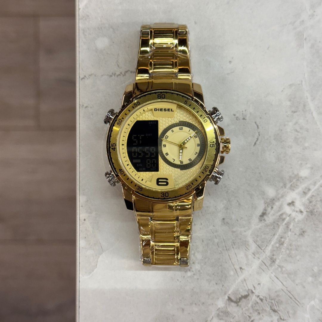 Dsl Doble Hora Dorado Tablero Dorado