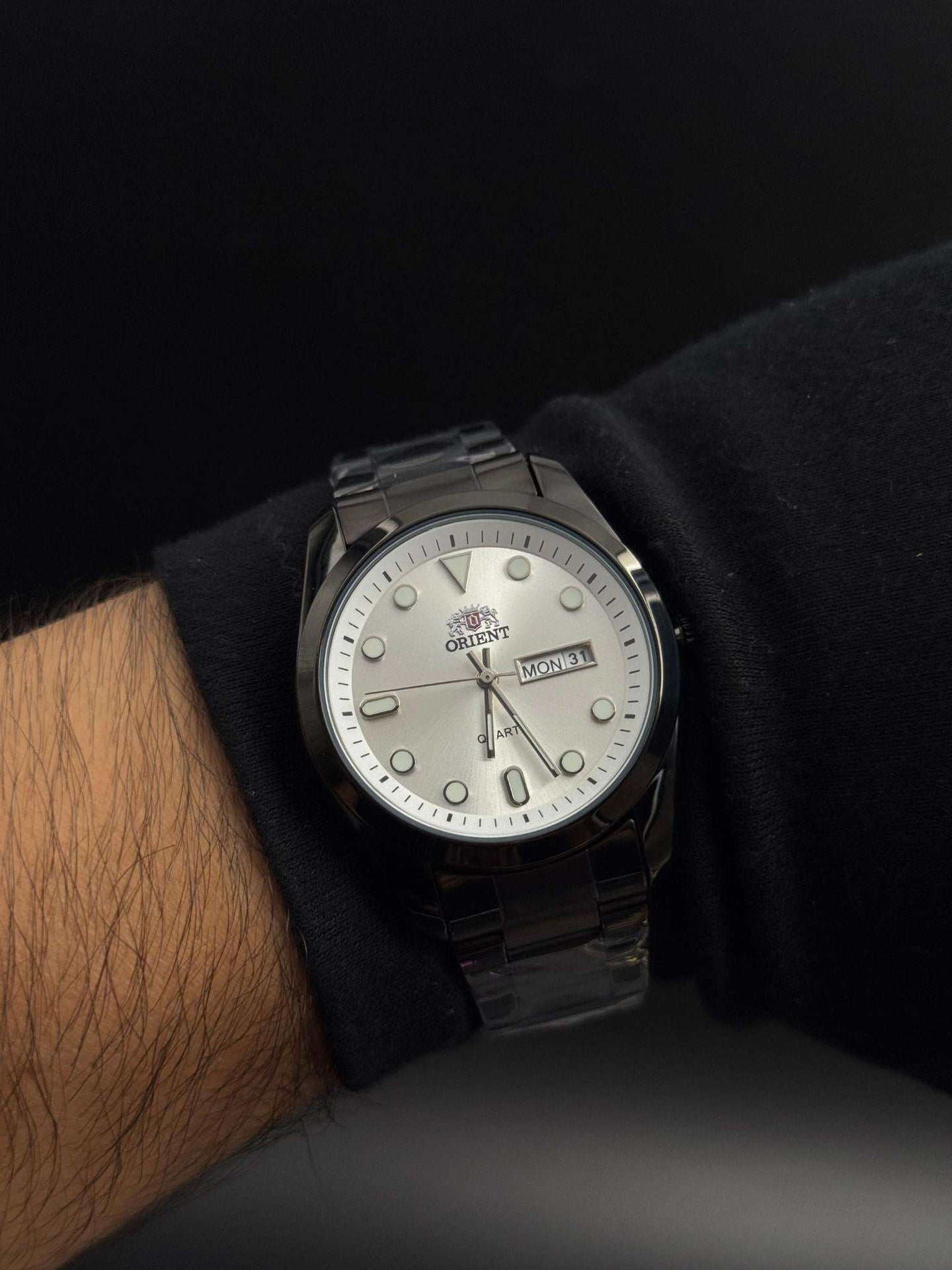 Ornt Neon Negro Tablero Plateado