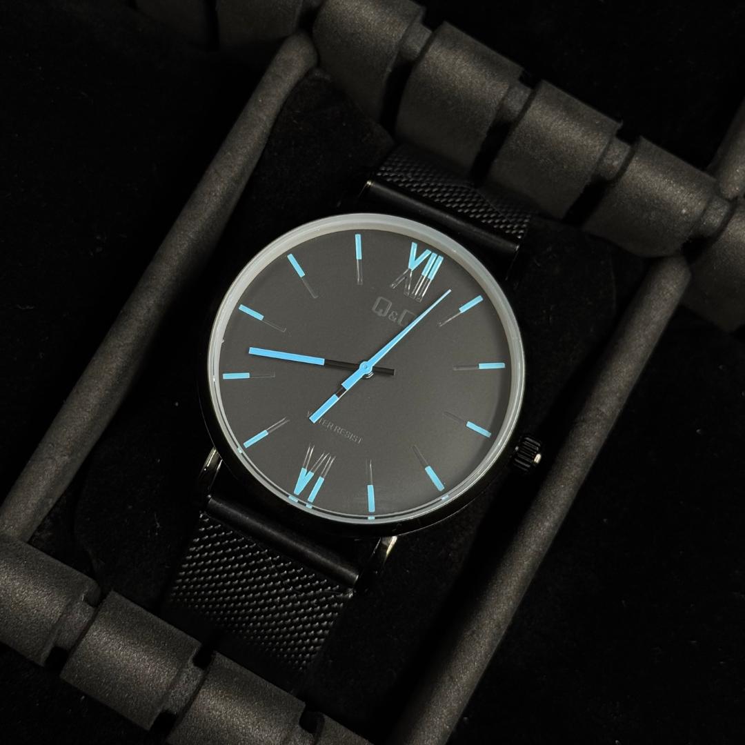 QYQ NEGRO TABLERO NEGRO-AZUL