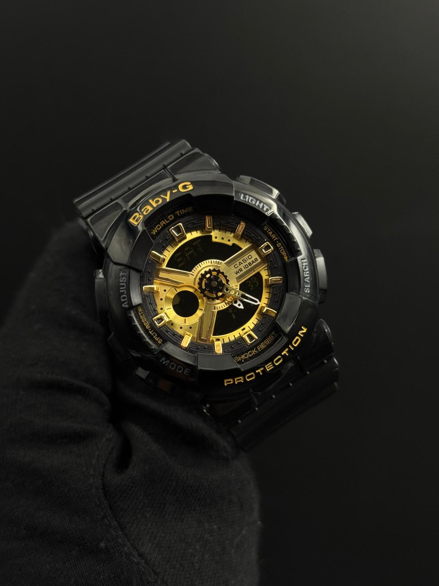 Bby-g BG110 Negro Tablero Dorado