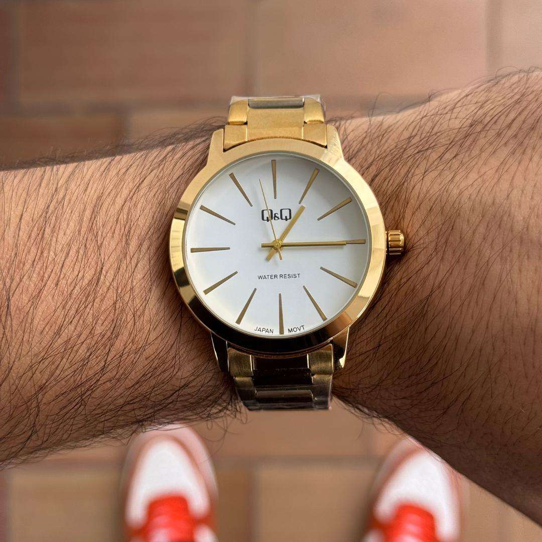 Qyq hombre New Dorado Tablero Blanco