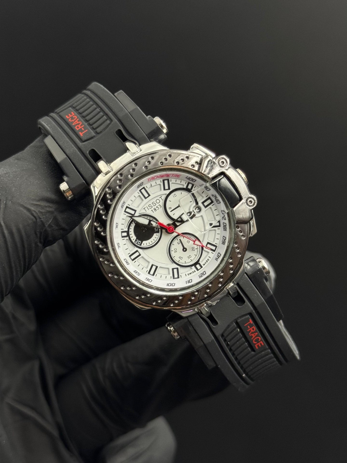 Tsst T-Race Plus Mujer Goma Negra Tablero Blanco Plateado Negro