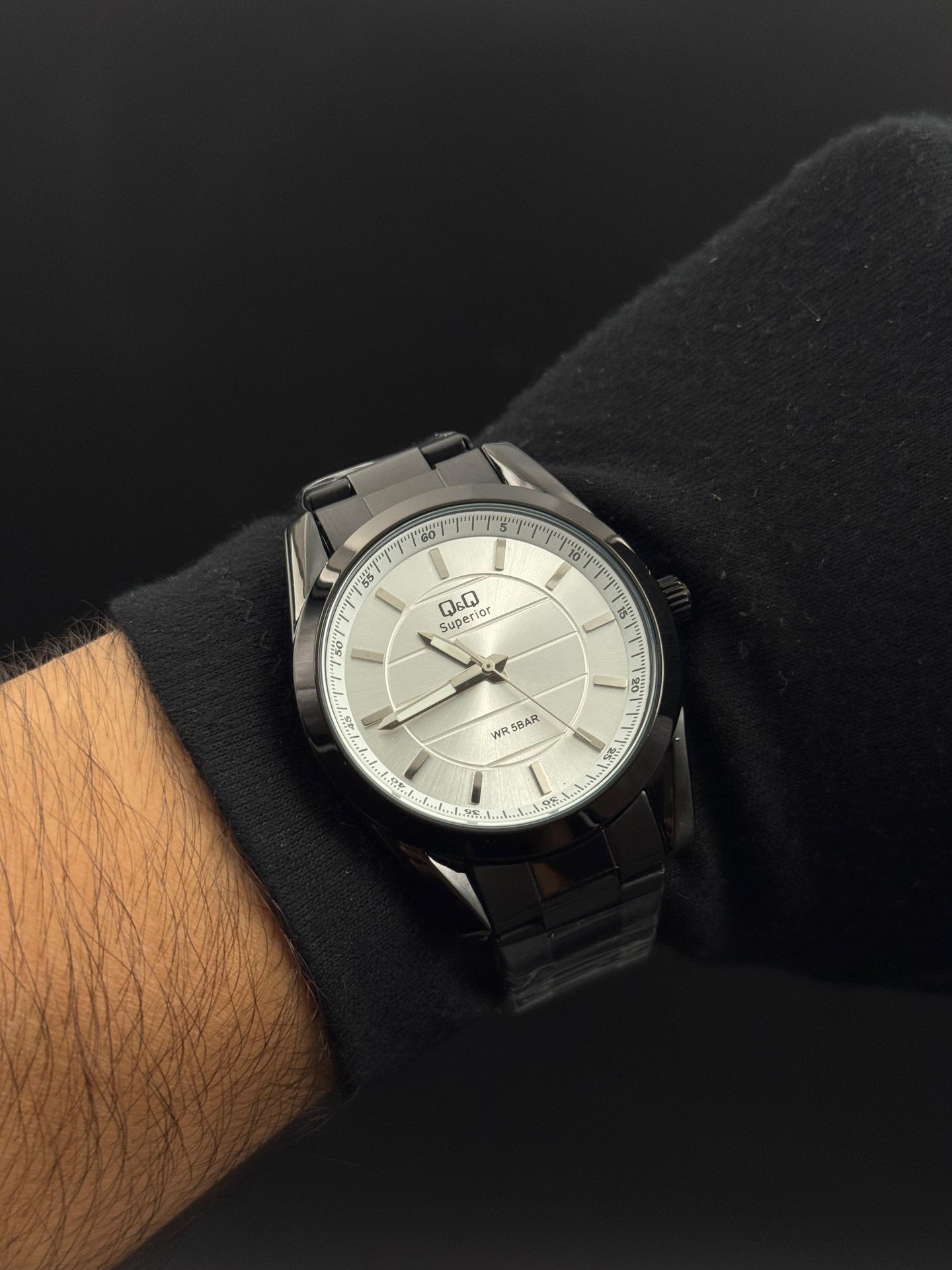 QYQ Superior 5L Negro Tablero Plateado