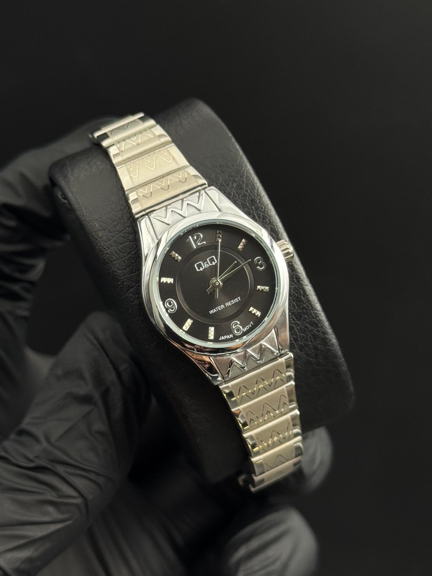 QYQ Mujer Mn Plateado Tablero Negro