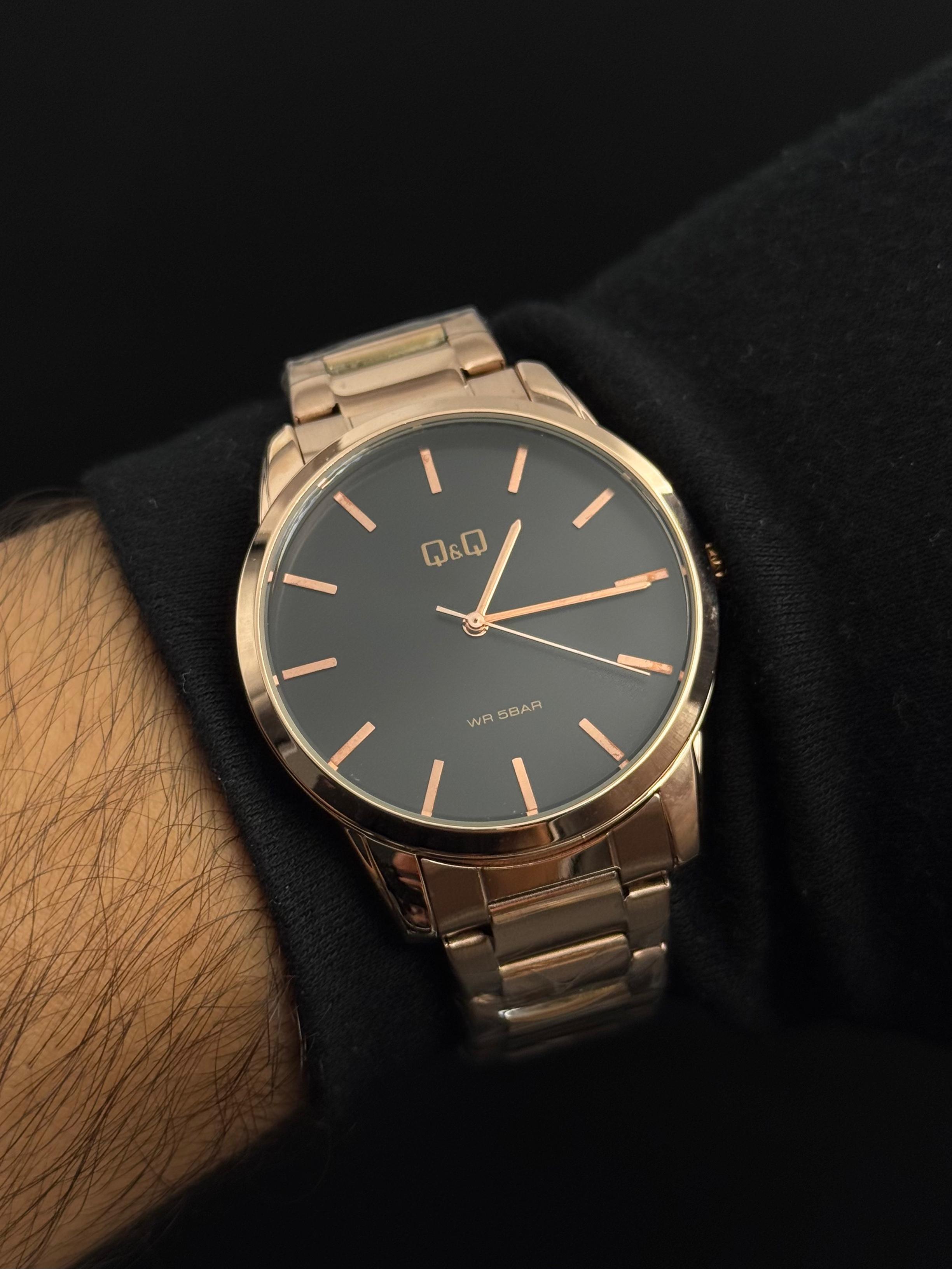 QYQ Clasico 784 Oro Rosa Tablero Negro