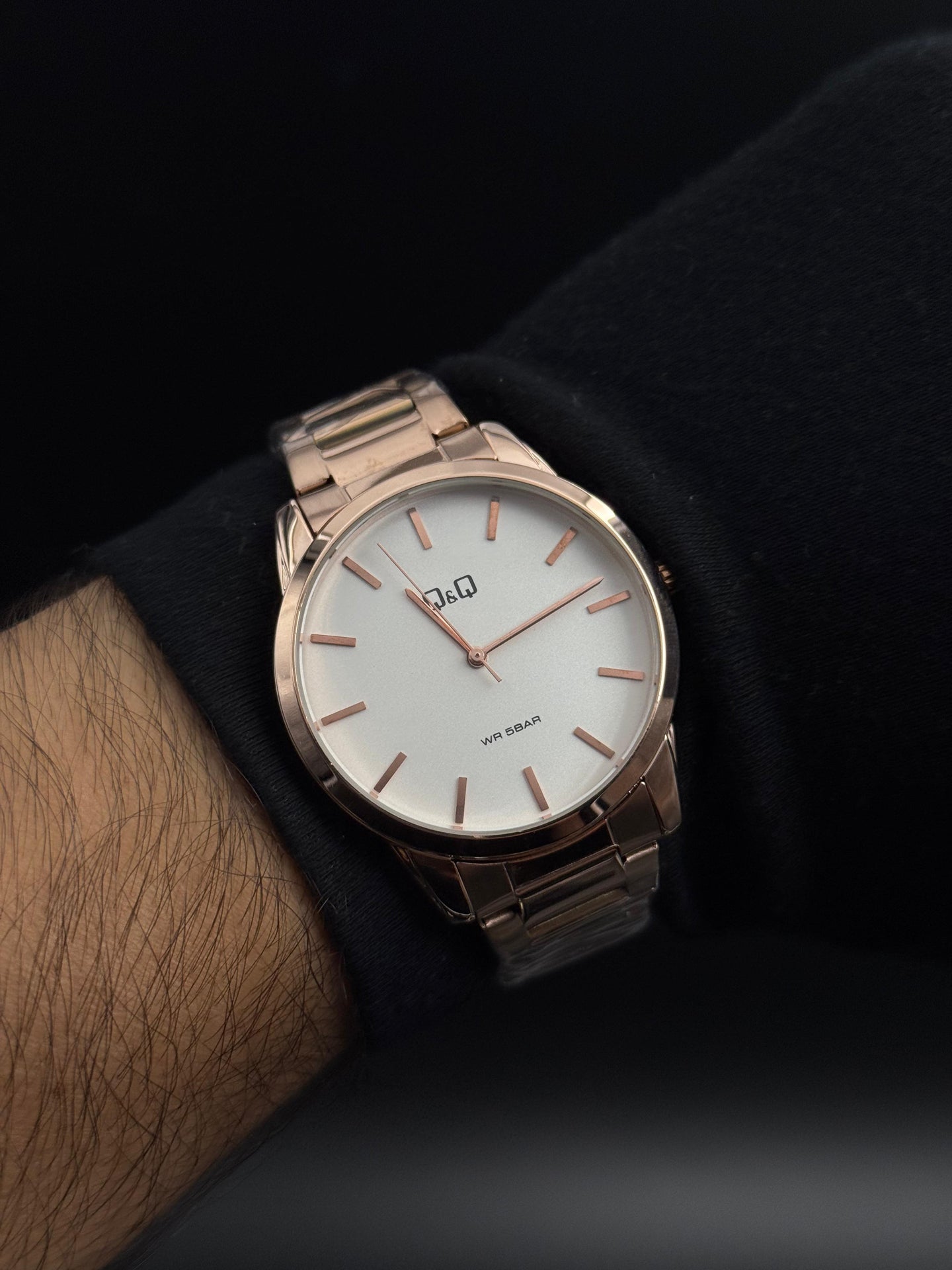 QYQ Clasico Dama 784 Oro Rosa Tablero Blanco