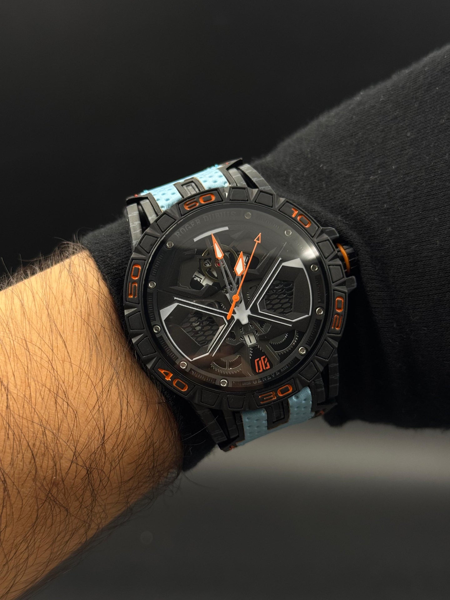 Rger Plus Azul Claro Tablero Negro