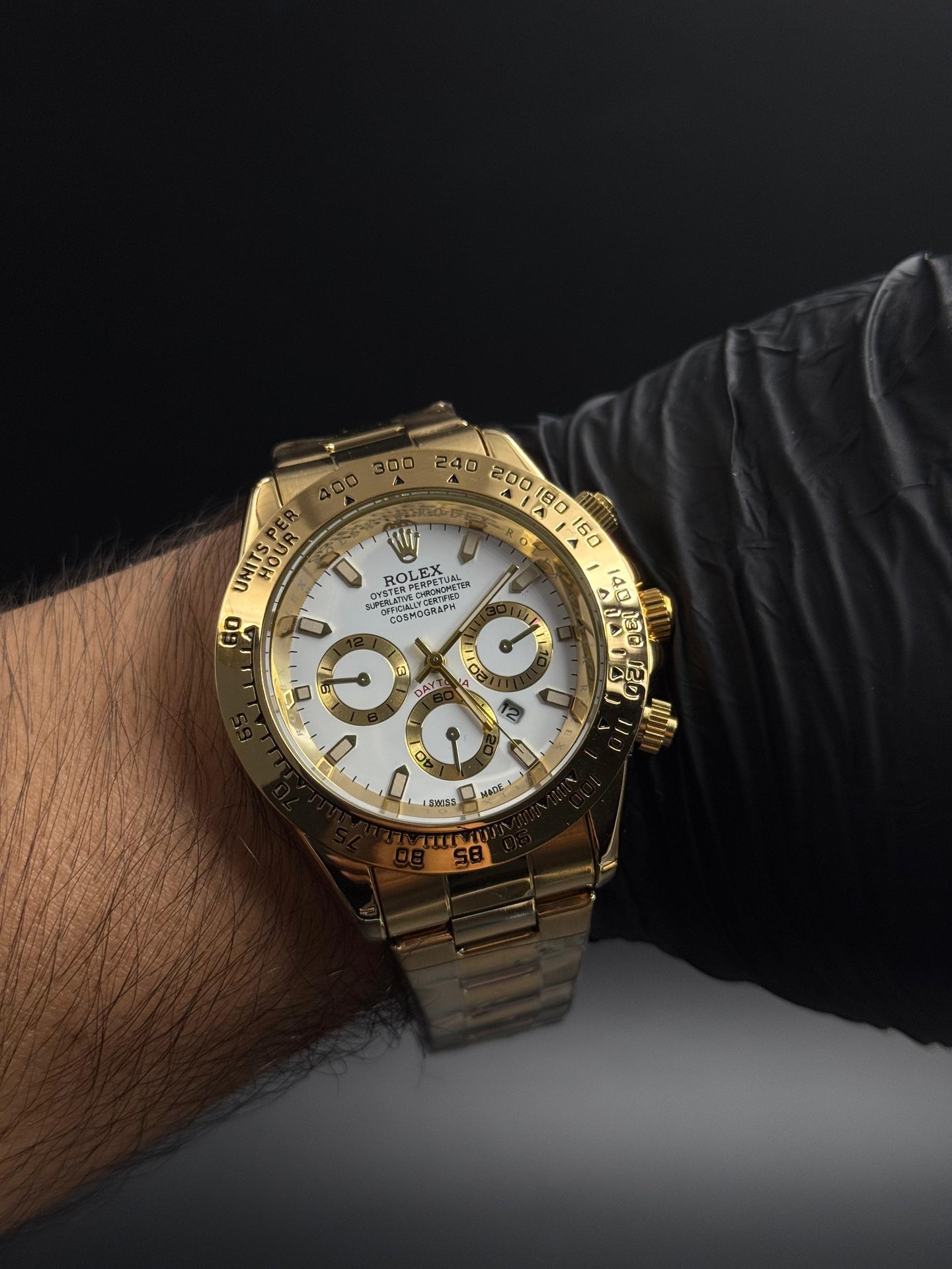 Rlx Daytona Dorado Tablero Blanco-1