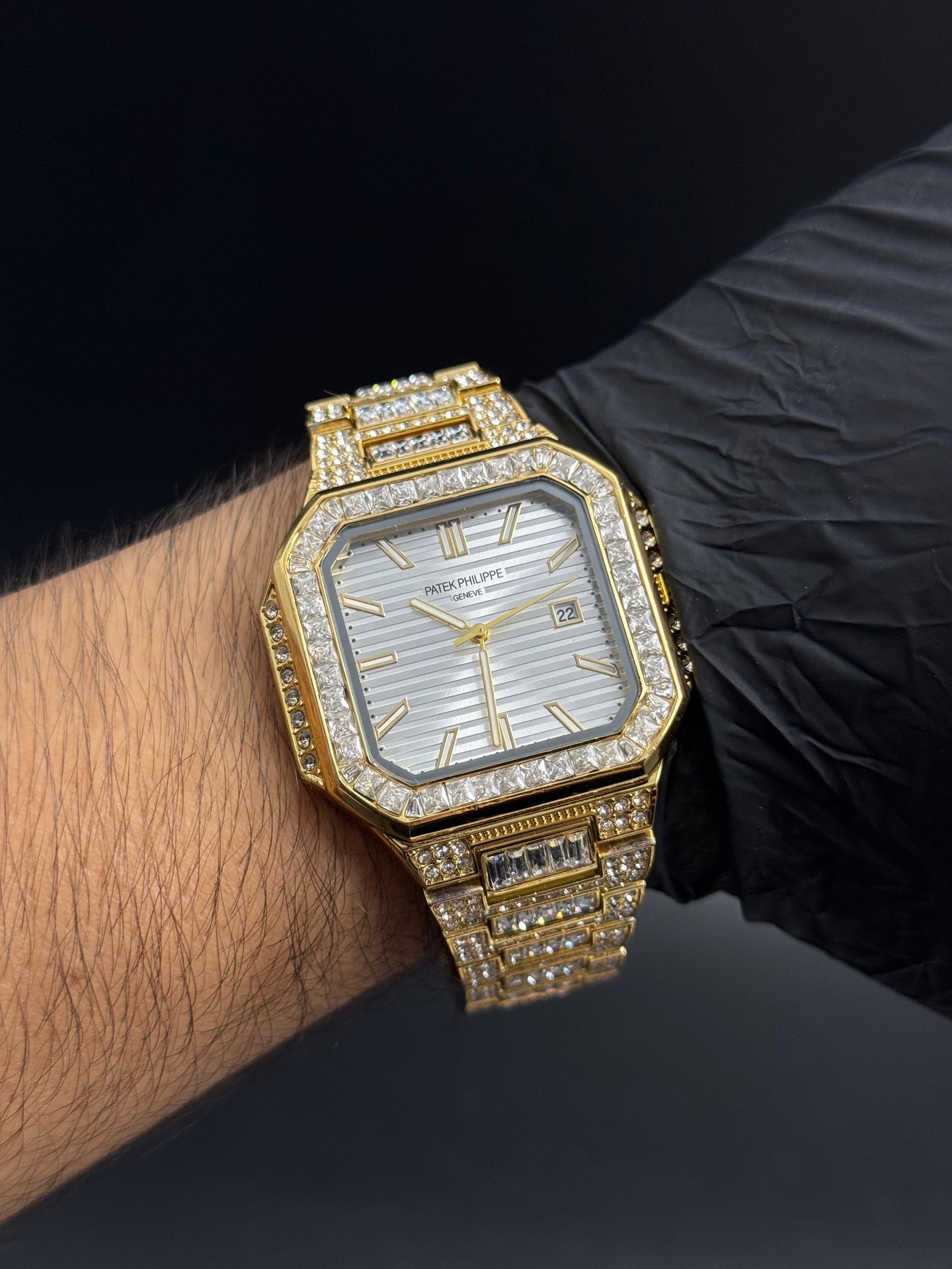 Patk Phlppe Circones Dorado Tablero Plateado