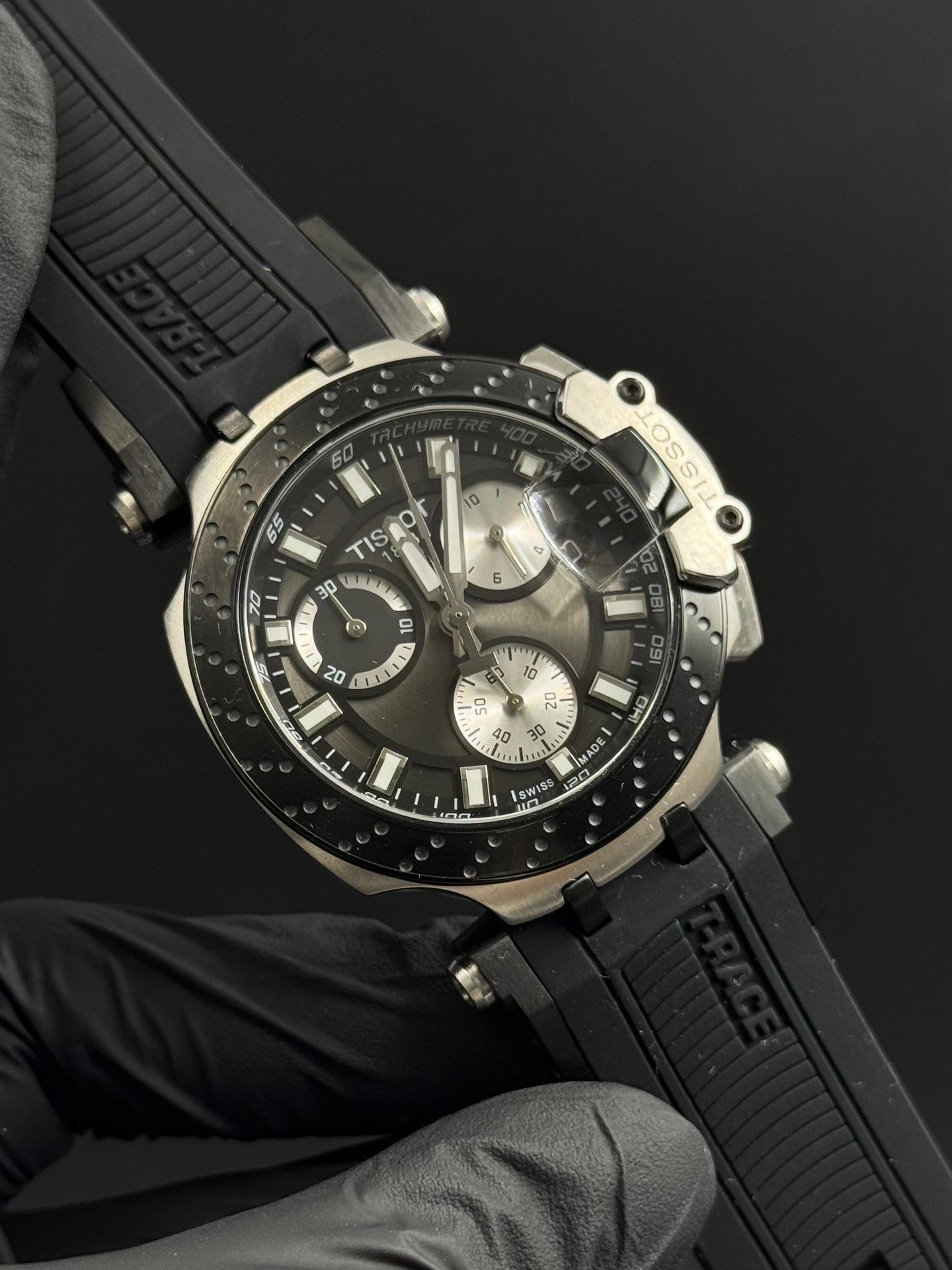 Tsst T-Race Exclusive Goma Negra Tablero Negro Plateado