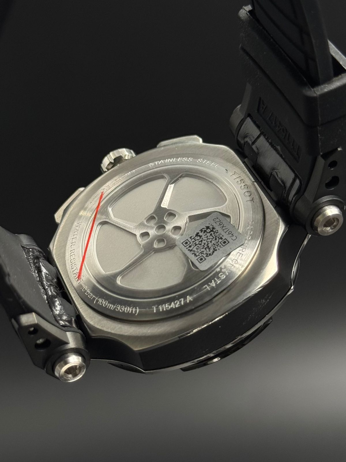 Tsst T-Race Exclusive Cuero Negro Tablero Negro  Plateado