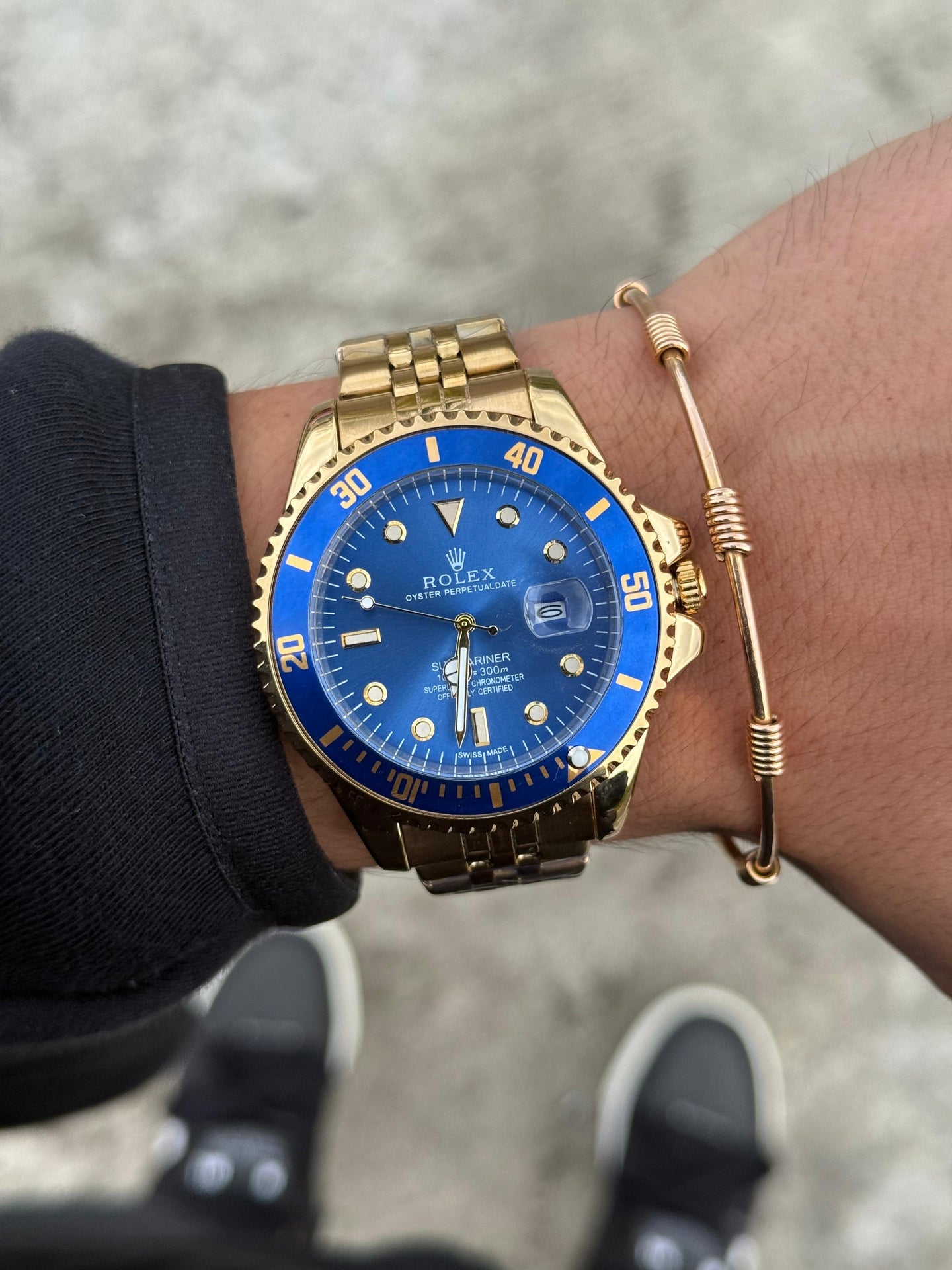 Rlx Jubilee Dorado Tablero Azul