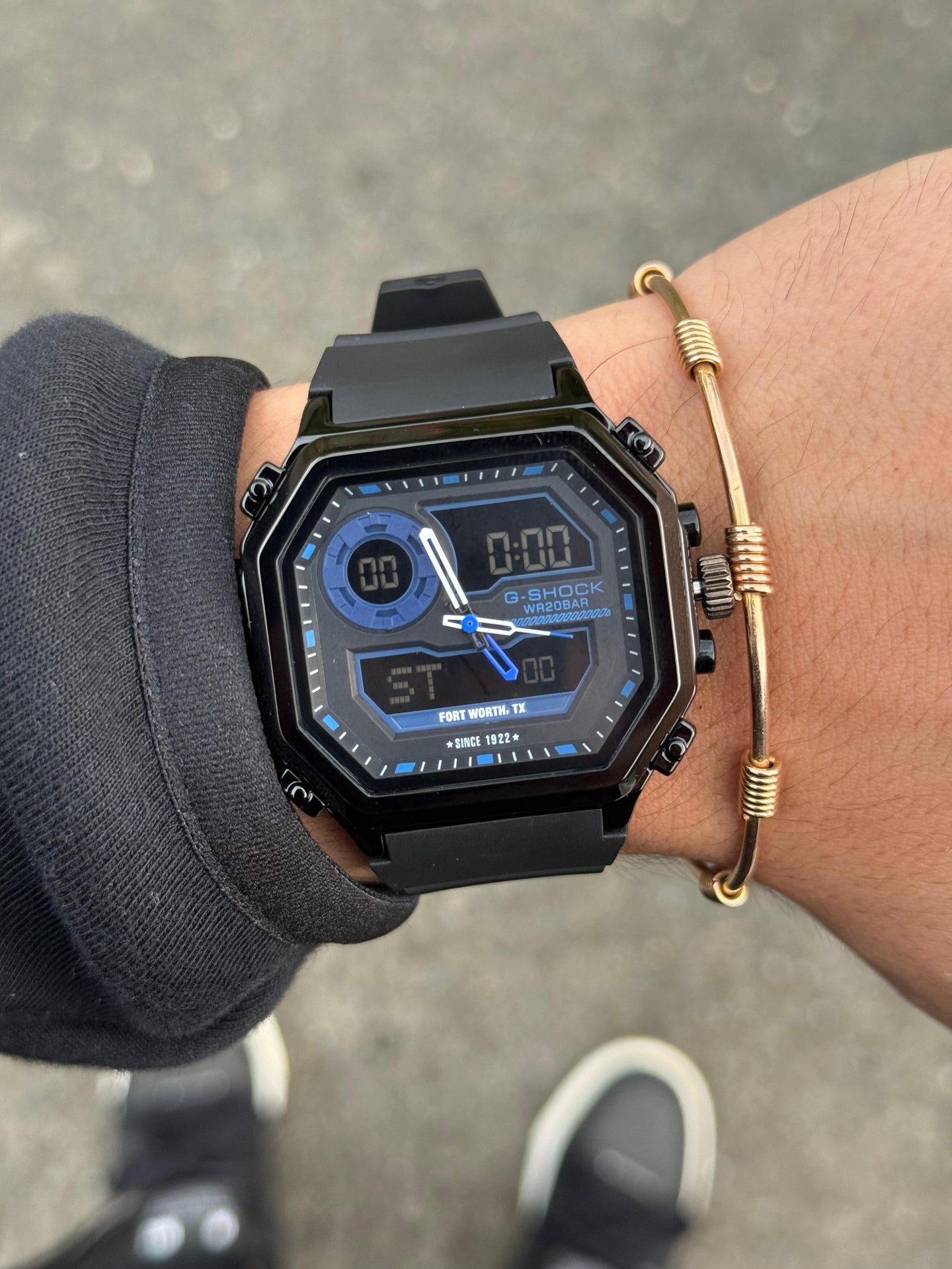 G-Shck Royale Negro Tablero Negro-Azul