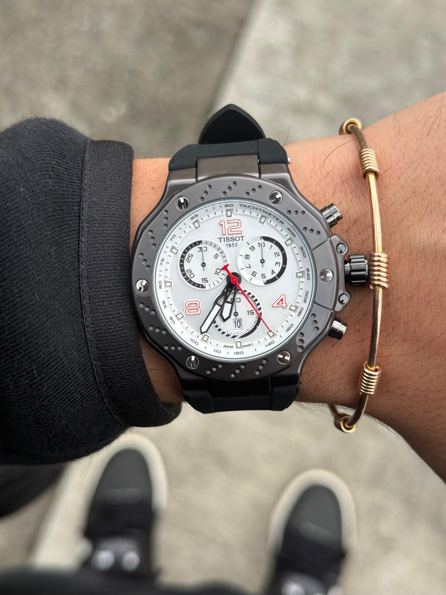 Tsst GP Goma Negra Tablero Blanco