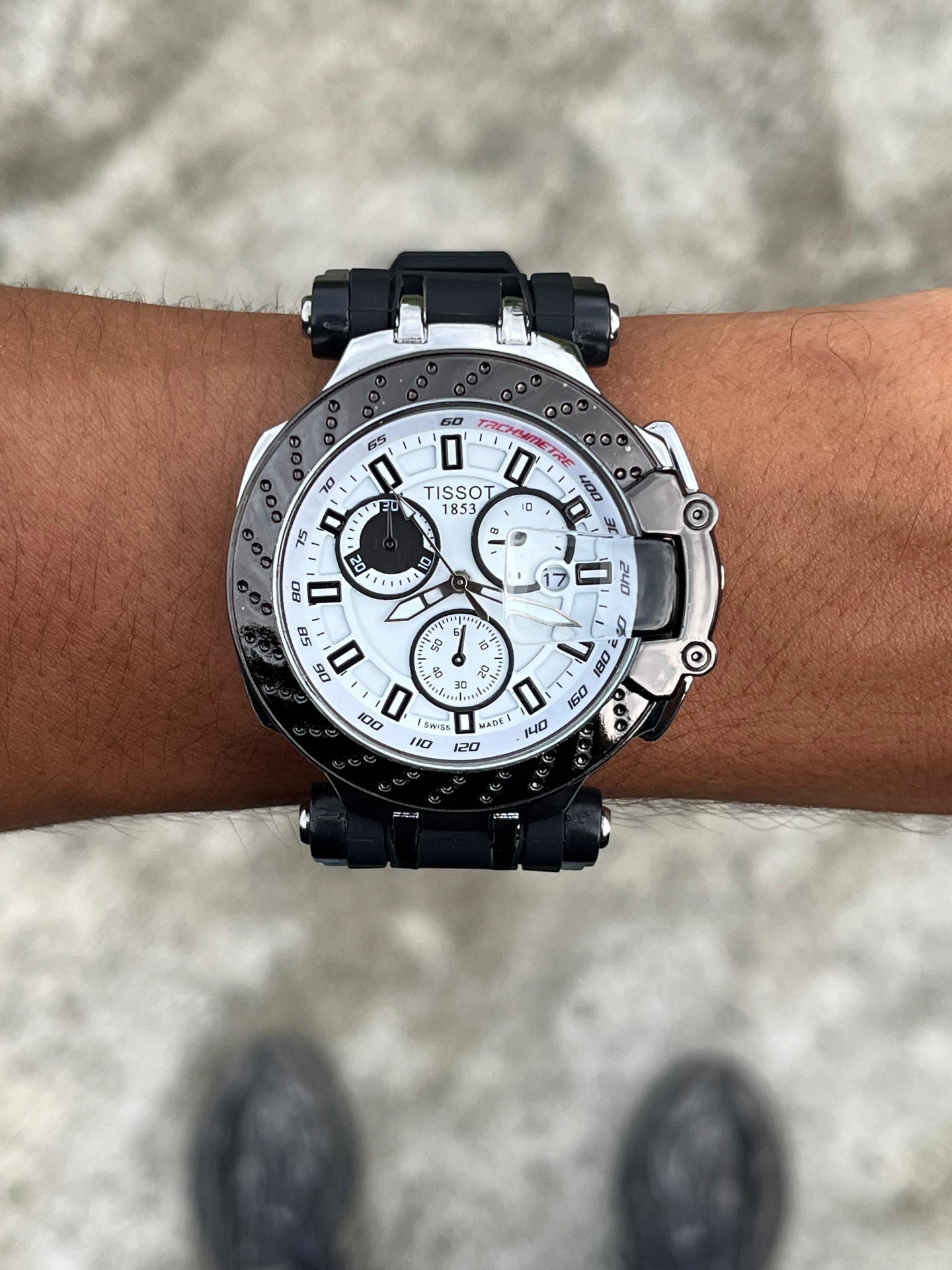 Tsst T-Race Plus Goma Negra Tablero Blanco Plateado Negro